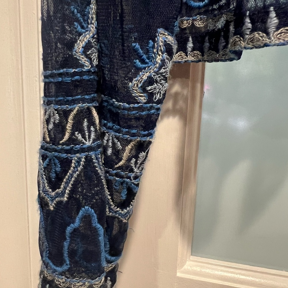 Chicos Embroidered Sheer Jacket - image 4